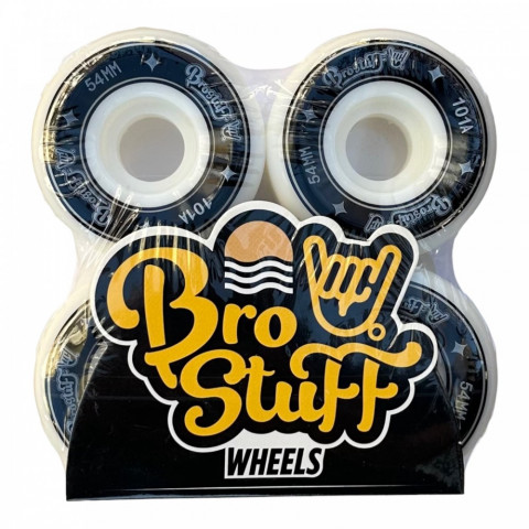 Колеса для скейтборда Bro Stuff Original Logo Black 101A 53мм Колеса для скейтборда Bro Stuff Original Logo Black 101A 53мм