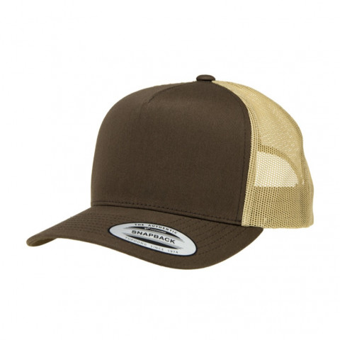 Кепка FlexFit 500T - Brown/Khaki