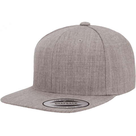 Кепка FlexFit 6089M - Classic Snapback Heather Grey Кепка FlexFit 6089M - Classic Snapback Heather Grey